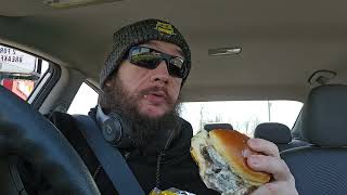 Hardees Philly Cheese Steak Burger [upl. by Ativak]