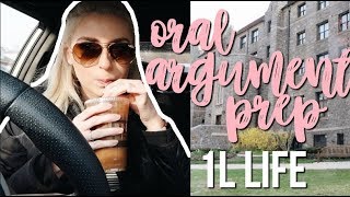 MY FIRST ORAL ARGUMENT 😭Law School Vlog [upl. by Ahsinned]