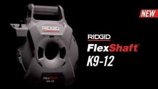 RIDGID® K912 FlexShaft® Drain Cleaning Machine [upl. by Ahsiet639]