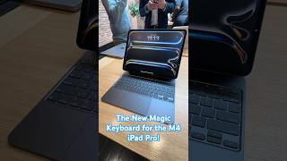 The New M4 iPad Pro Magic Keyboard  First Look apple ipadpro magickeyboard [upl. by Alletsirhc]