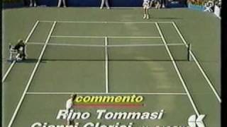 Lendl  Mecir Us Open 1986 Final Set 1 pt1 [upl. by Acinaj]