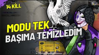 MODU TEK BAŞIMA TEMİZLEDİM  Pubg Mobile [upl. by Cornel]