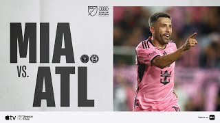 Inter Miami CF vs Atlanta United  Audi 2024 MLS Cup Playoffs  Full Match Highlights [upl. by Mathews446]