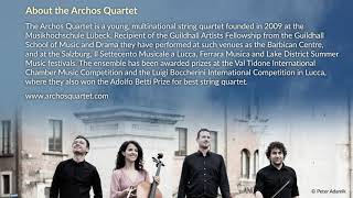 Archos Quartet performs Leone Sinigaglias works for string quartet [upl. by Mariandi]