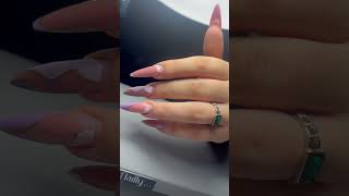 4 saptamani  unghiegel nails fypシ゚viral nailart fyp [upl. by Aihsekan]