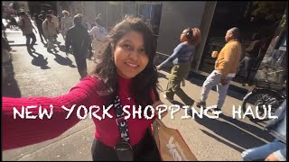 NYC Shopping Haul  TJ Maxx Marshalls Burlington Costco Macy’s amp Nordstrom in Manhattan [upl. by Terhune]