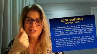 Video 3  ECA  tipos de acolhimento  institucional e familiar [upl. by Hairas]