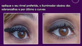 Tutorial  Olhos Pretos  Make Up [upl. by Darcy]