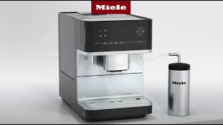 Coffee machine CM6  Setting the water hardness level I Miele [upl. by Sal]