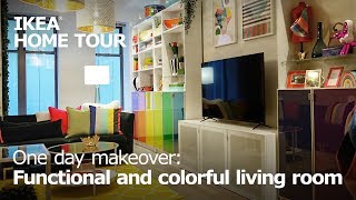 Functional amp Colorful Small Living Room Ideas Teaser  IKEA Home Tour [upl. by Mallorie82]