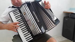 Weltmeister Consona 120 Bass LMMH Accordion Akkordeon Fisarmonica Black  Case 2 [upl. by Eugenides874]