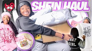 HUGE SHEIN TRY ON HAULWINTERSPRING20 ITEMS😍 [upl. by Airretnahs]