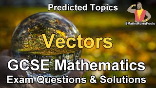 Vectors  GCSE Maths Exam Questions Compilation [upl. by Atiuqehs]