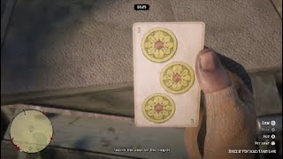 Three of Pentacles Tarot Card Location  Red Dead Online [upl. by Holmann497]