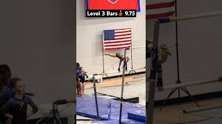 Charity Challenge Invite 2023 🥉Level 3 Bars 975 gymlife tinybutmighty unevenbars bestcoach [upl. by Atalya]