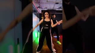 Sanya malhotra Come Back With SHAZEB SHEIKH  Oo Antava Unique Dance Goes Viral dance Shorts [upl. by Aicercul103]