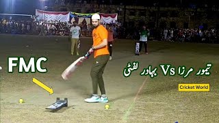 Semi Final Taimoor Mirza Vs Bahadur lefti Mimran Khan Vs Fahad Mian Channo tape ball cricket [upl. by Tahmosh]