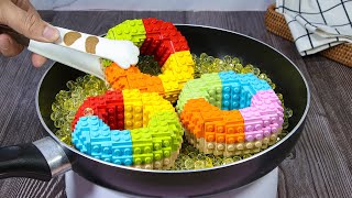 Amazing LEGO Food The Ultimate Rainbow Donut Challenge 🌈🍩 [upl. by Dyrrej]