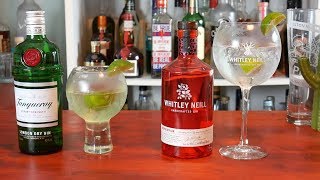 Raspberry Gin and Tonic plus a GampT with mixers  Gin Cocktails 1 [upl. by Dunning61]