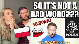 Reaction POLISH LANGUAGE LESSON 🇵🇱  KURWA  Furious Pete Talks [upl. by Avuha290]