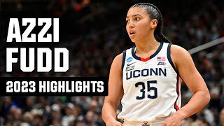 Azzi Fudd 2023 NCAA tournament highlights [upl. by Wash]