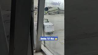 Huge Aircraft Cargo Loading boeing 737 Max aircraft aeroplane takeoff travel viralvideo [upl. by Ytsud331]