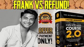 FRANK MIANO MSB 20 ACADEMY AND REFUND ISSUE [upl. by Idnak682]