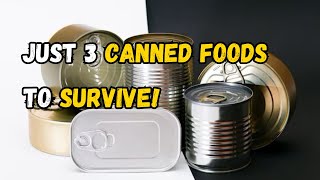 Survival Essentials The Top 3 Canned Foods You Need [upl. by Suhpoelc]