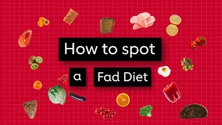 No Nonsense Nutrition How to Spot a Fad Diet [upl. by Lerak384]