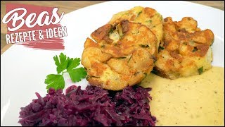 Serviettenknödel mal anders  Weißwurst Brezel Knödel Rezept Bretzenknödel [upl. by Norvell908]