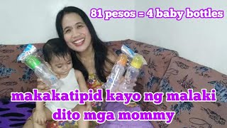 Baby Bottles Tipid TipsReviewUnboxing [upl. by Brenan]