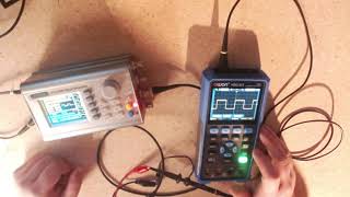 Owon HDS242S pt 2  Oscilloscope functions [upl. by Anuahsed]