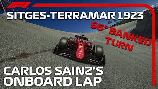 F1 SitgesTerramar 1923  Carlos Sainz Onboard  Assetto Corsa [upl. by Edric]