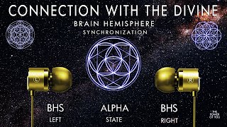 Connection With The Divine  8hr Brain Hemisphere Synchronization BHS [upl. by Lyrpa73]