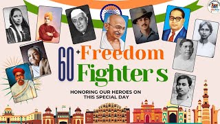 Freedom Fighters of India l Indian Freedom Fighters  Freedom Fighters Name in English  Vocabulary [upl. by Furtek740]