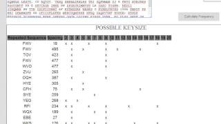 Cryptography  Breaking the Vigenere Cipher [upl. by Oiramad]