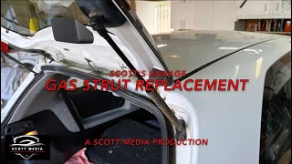 Gas Strut Replacement  Hatchback  2007 Toyota Yaris [upl. by Adaurd]