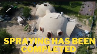 Luxury Hemp Dome Home Has A New Coat of Hempcrete [upl. by Rosa]