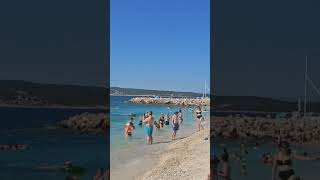 Crikvenica Beach Croatia der Strand Crikvenica Kroatien in 4k [upl. by Ala]