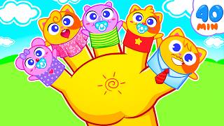 Five Baby Fingers  Funny Songs For Kids amp Nursery Rhymes by Toddler Zoo [upl. by Aihgn]