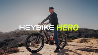 Heybike Hero  Best CarbonFiber Electric AllTerrain Bike Ever [upl. by Louie]