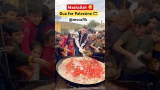 Mashallah 🥰Dua for Palestine🇵🇸 food duet cute islam muslim cznburak trending reels short [upl. by Uriel]