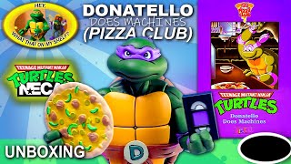 UNBOXING  NECA Cartoon TMNT  DONATELLO DOES MACHINES PIZZA CLUB  toys actionfigures [upl. by Oiligriv]