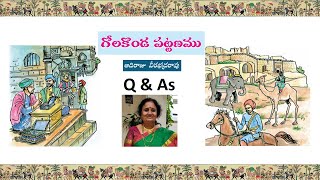 10th Class Telugu I Telangana I Golconda Pattanamu  గోల్కొండ పట్టణం  Question and Answers [upl. by O'Gowan]