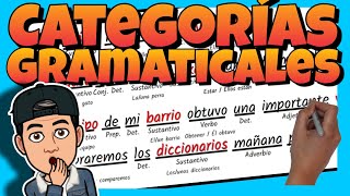 🔎 Cómo IDENTIFICAR las CATEGORÍAS GRAMATICALES [upl. by Gizela]