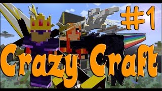 MinecraftCrazy Craft瘋狂世界生存1 反地心吸力 [upl. by Letti]