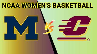 Michigan Wolverines vs Central Michigan Chippewas  20242025 NCAA Womens Basketball Live Score [upl. by Lasiaf]