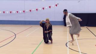 Jewish Amka Yemenite dance Ahuvi at Machol Europa 2016 [upl. by Phene]