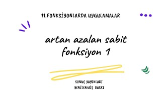 4 artan azalan sabit fonksiyon 1 [upl. by Lewin]