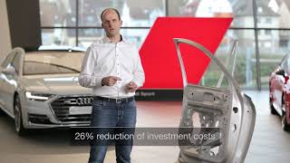 Laser Welding at AUDI  Remote Welding of Aluminum [upl. by Caresse]